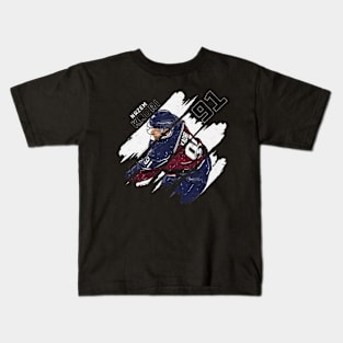 nazem kadri stripes Kids T-Shirt